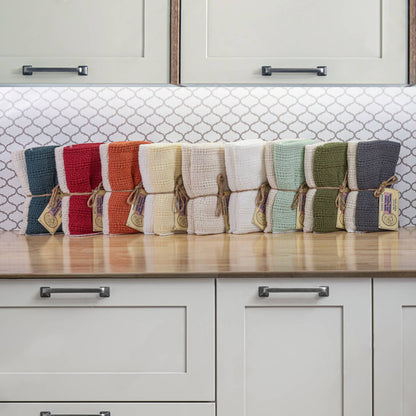 Country Cottons Kitchen Towels 2-Pack — 100% Cotton, Made in North Carolina, 24 x 15 in