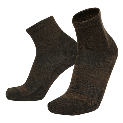 Covert Threads Wool Beast Mini-Crew Sock — USA Merino Wool, Antimicrobial, Pack Fewer Pairs