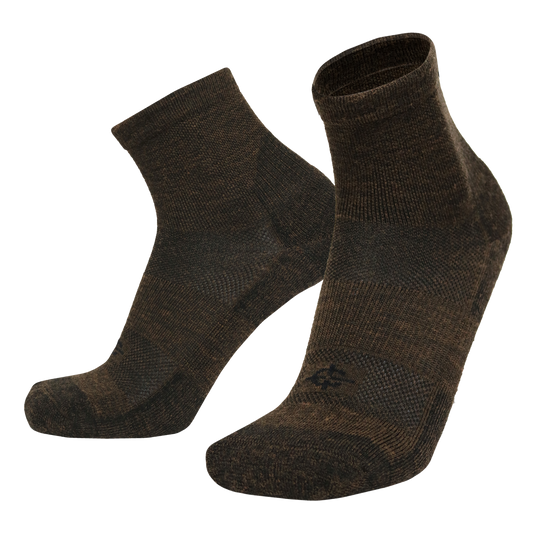 Covert Threads Wool Beast Mini-Crew Sock — USA Merino Wool, Antimicrobial, Pack Fewer Pairs